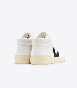 Women VEJA MINOTAUR LEATHER WHITE BLACK BUTTER