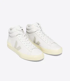 Women VEJA MINOTAUR LEATHER WHITE PIERRE BUTTER