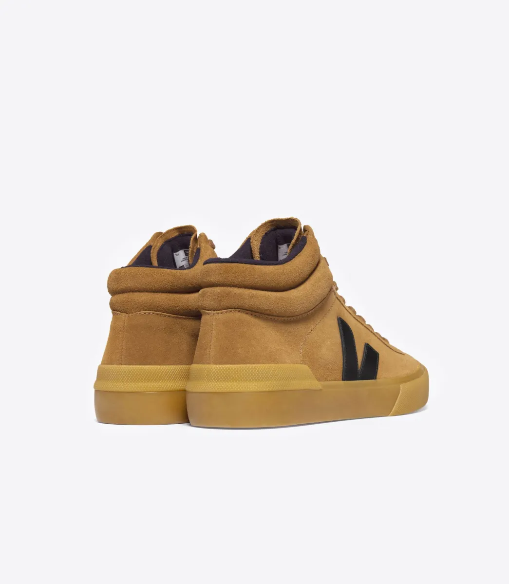 Women VEJA MINOTAUR SUEDE CAMEL BLACK