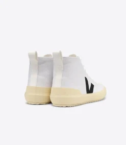 VEJA NOVA HT CANVAS WHITE BLACK BUTTER SOLE