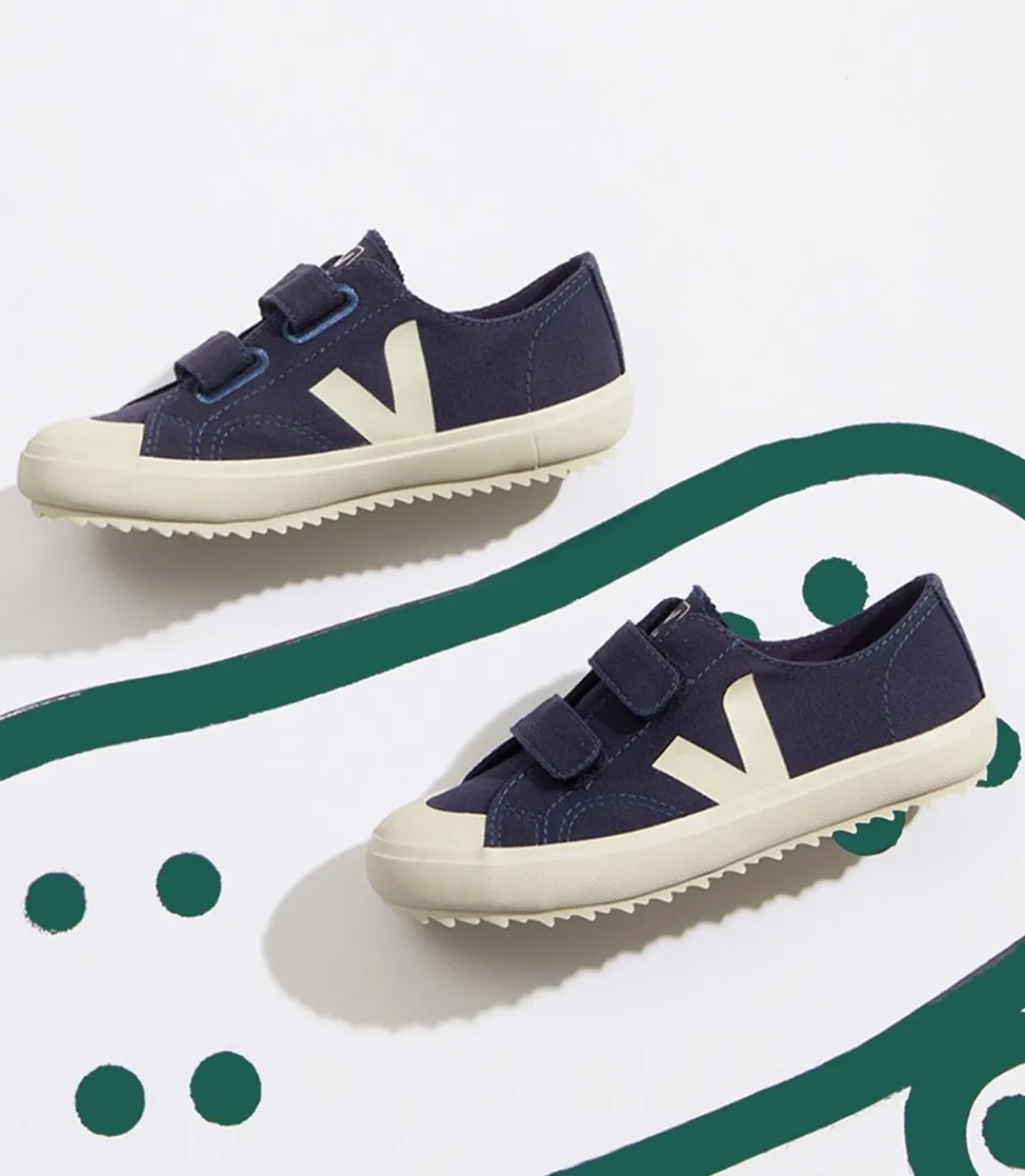 Kids VEJA OLLIE CANVAS MARINE PIERRE
