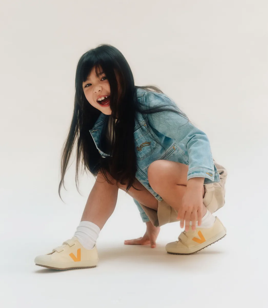 Kids VEJA OLLIE CANVAS X BONPOINT BUTTER
