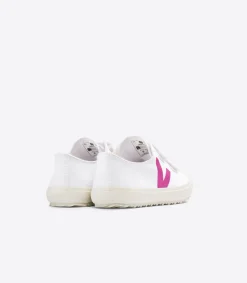 Kids VEJA OLLIE CANVAS WHITE LOTUS