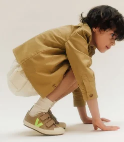 Kids VEJA OLLIE CANVAS X BONPOINT DUNE