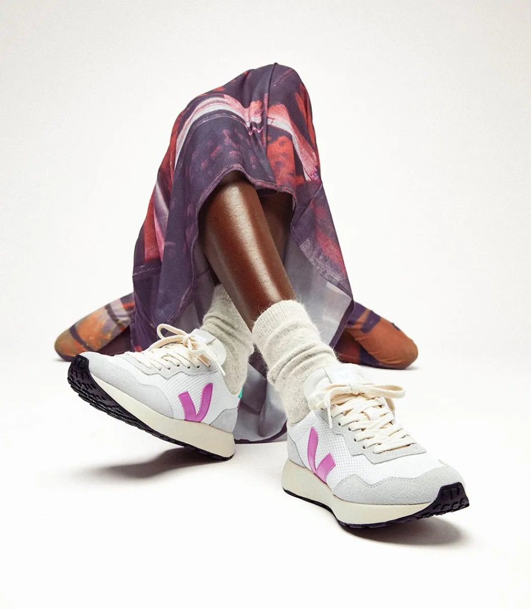 Women VEJA PAULISTANA ALVEOMESH GRAVEL ULTRAVIOLET