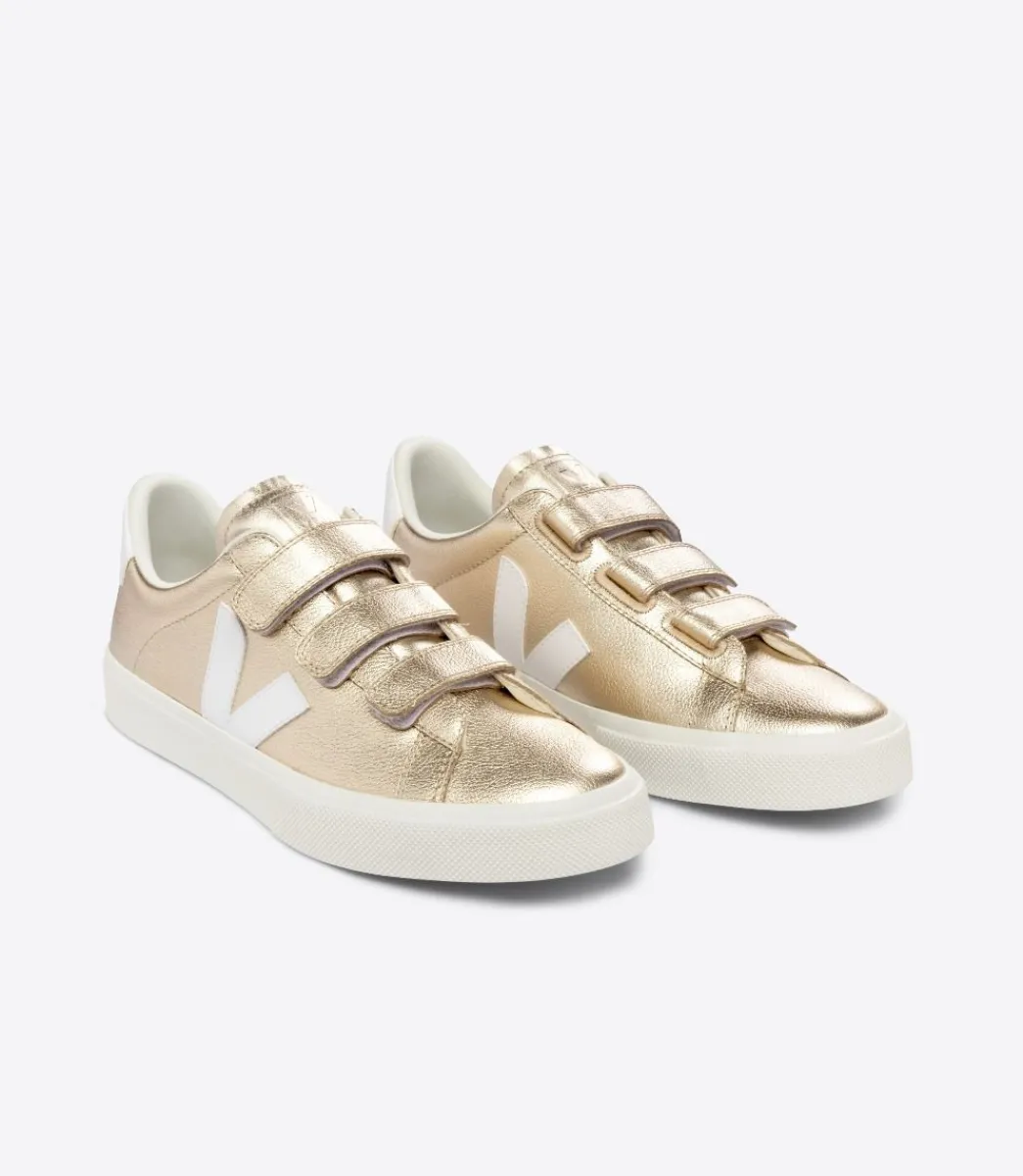 Women VEJA RECIFE LEATHER PLATINE WHITE