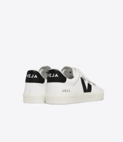 Women VEJA RECIFE LEATHER WHITE BLACK
