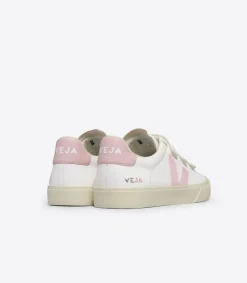 Women VEJA RECIFE LEATHER WHITE PETALE