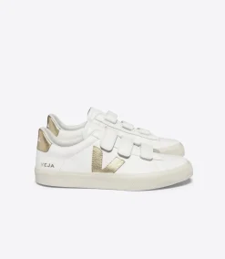 Women VEJA RECIFE LEATHER WHITE PLATINE