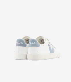 Women VEJA RECIFE LEATHER WHITE STEEL