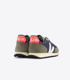 Women VEJA RIO BRANCO ALVEOMESH NAUTICO WHITE ORANGE FLUO