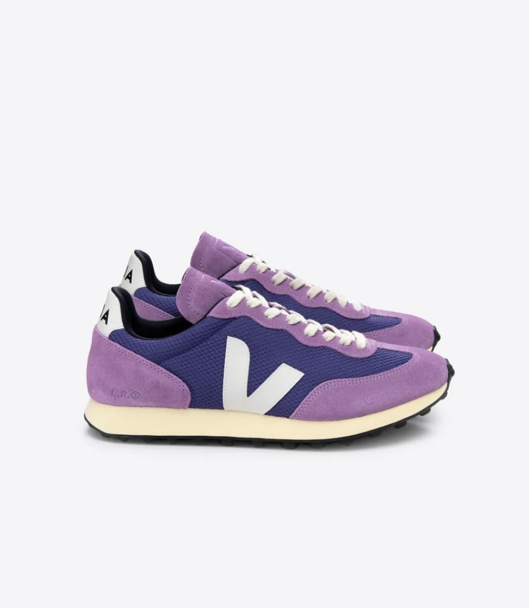 Women VEJA RIO BRANCO ALVEOMESH PURPLE WHITE