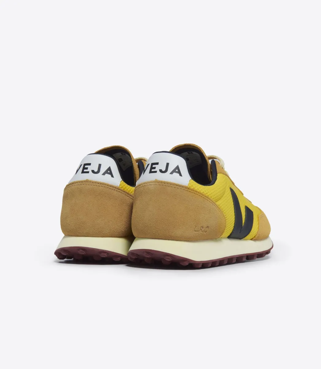 Women VEJA RIO BRANCO ALVEOMESH TONIC BLACK MOUTARDE