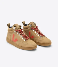 VEJA RORAIMA SUEDE DESERT ORANGE GUM SOLE
