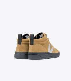 VEJA RORAIMA SUEDE TENT GREY BLACK SOLE