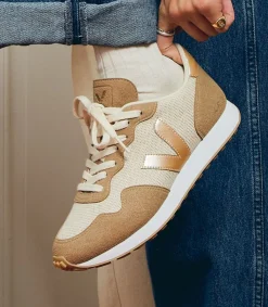 Women VEJA SDU J-MESH NATURAL PLATINE