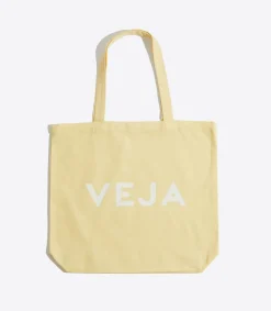 Women VEJA TOTE BAG COTTON BUTTER