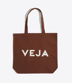 Women VEJA TOTE BAG COTTON CHOCOLATE