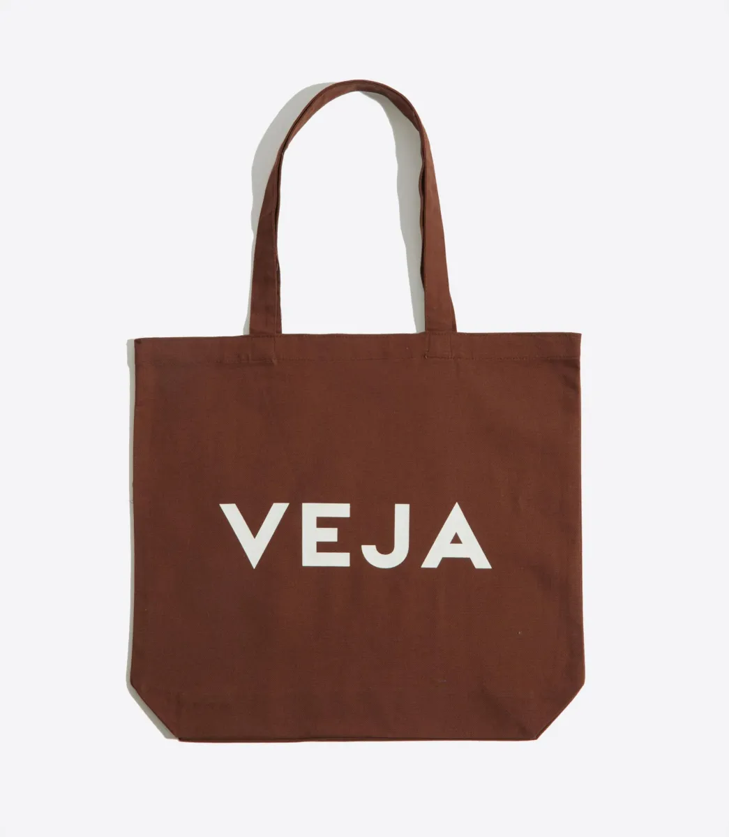 Women VEJA TOTE BAG COTTON CHOCOLATE