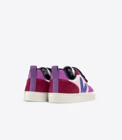 Kids VEJA V-10 LEATHER MULTICO PETALE