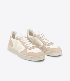 VEJA V-10 ALVEOMESH WHITE BUTTER ALMOND