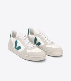 VEJA V-10 B-MESH WHITE BRITTANY
