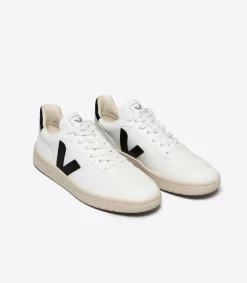 Women VEJA V-10 CWL WHITE BLACK