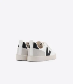 Kids VEJA V-10 CWL WHITE BLACK