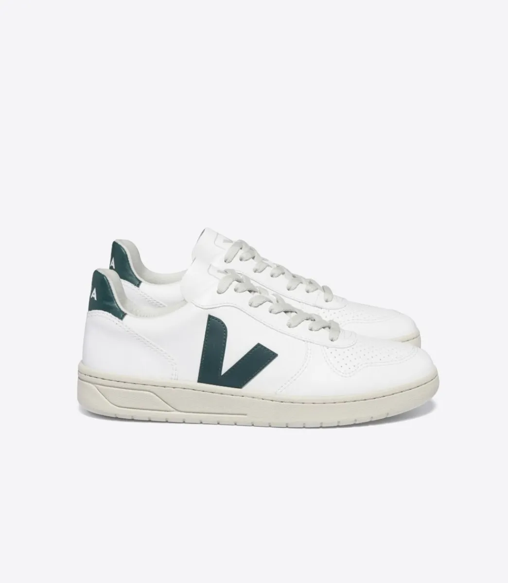 Women VEJA V-10 CWL WHITE BRITTANY