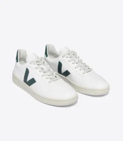 Women VEJA V-10 CWL WHITE BRITTANY