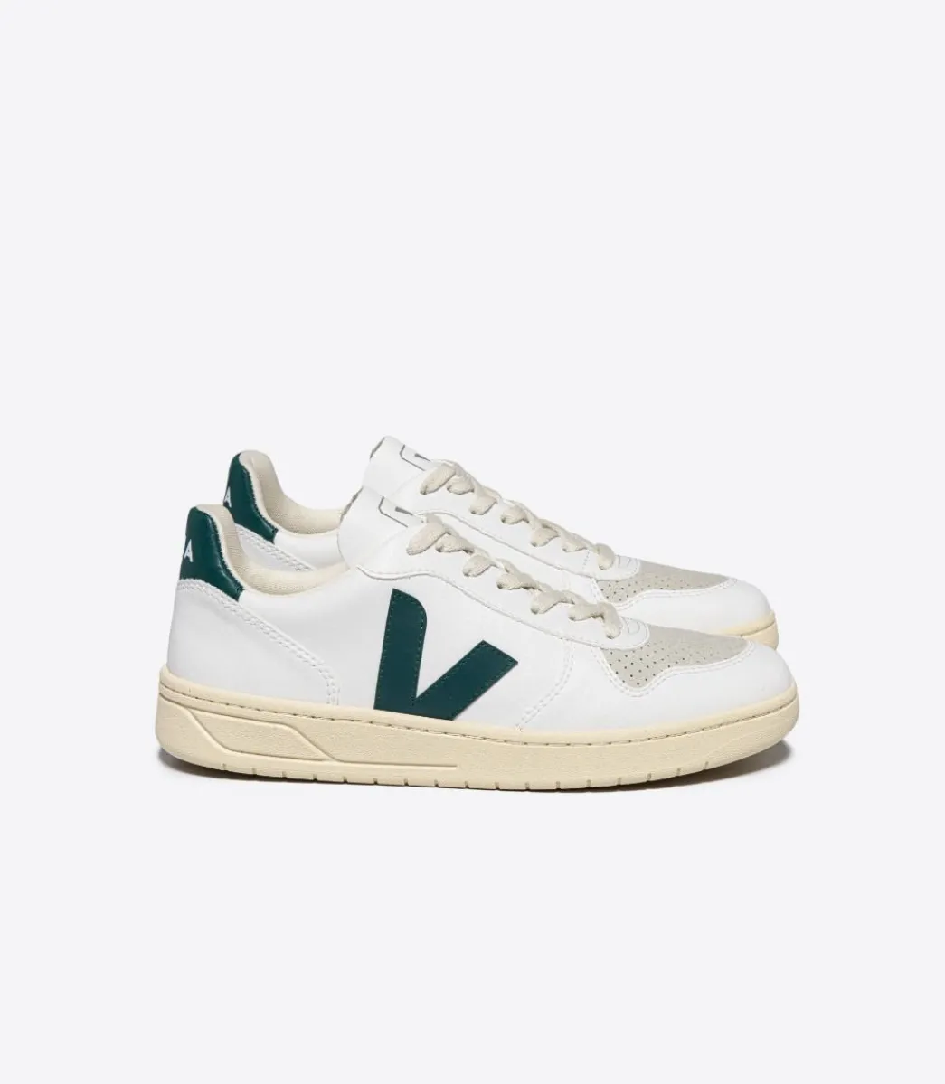 Women VEJA V-10 CWL WHITE BRITTANY