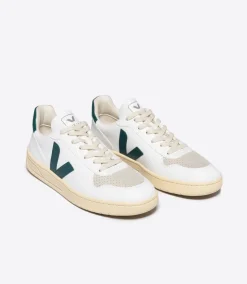 Women VEJA V-10 CWL WHITE BRITTANY