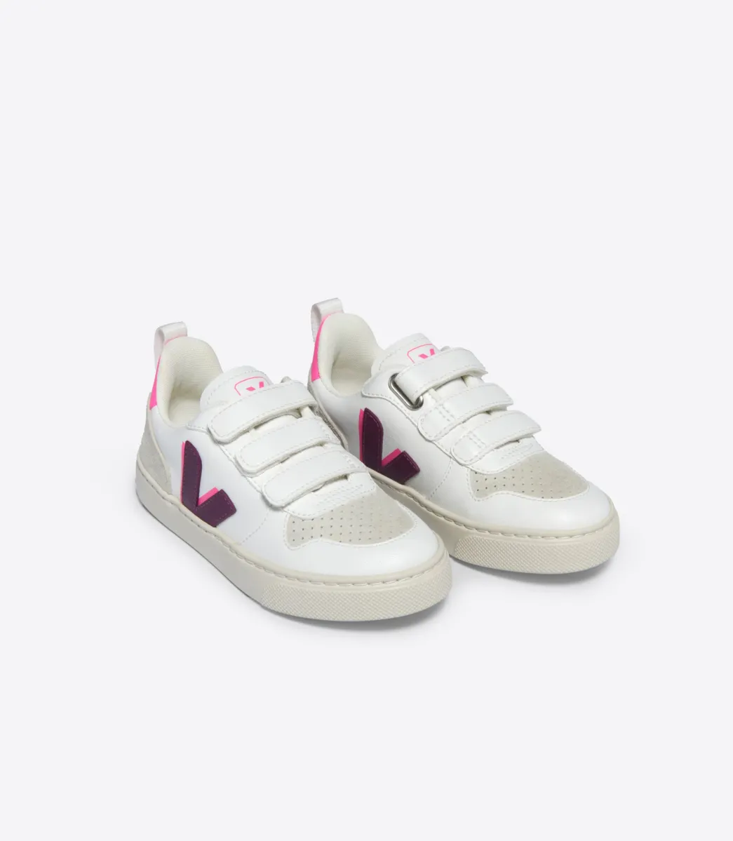 Kids VEJA V-10 CWL WHITE MAGENTA SARI