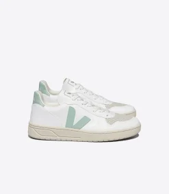 Women VEJA V-10 CWL WHITE MATCHA
