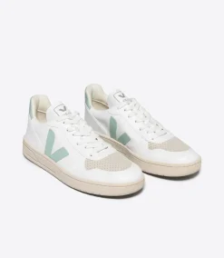 Women VEJA V-10 CWL WHITE MATCHA