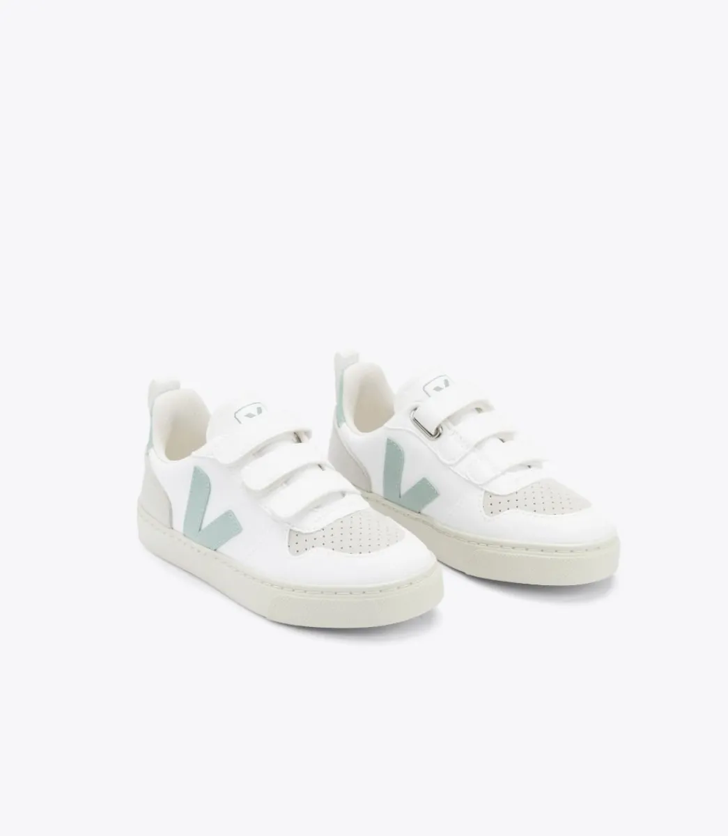Kids VEJA V-10 CWL WHITE MATCHA