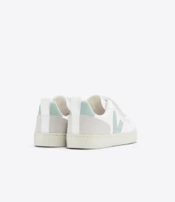 Kids VEJA V-10 CWL WHITE MATCHA