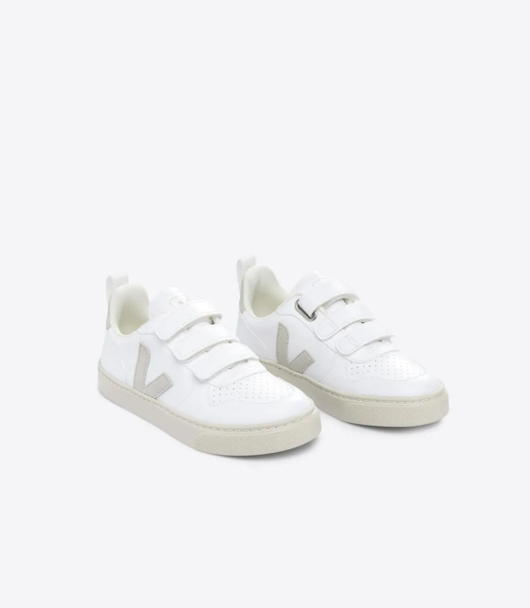 Kids VEJA V-10 CWL WHITE NATURAL