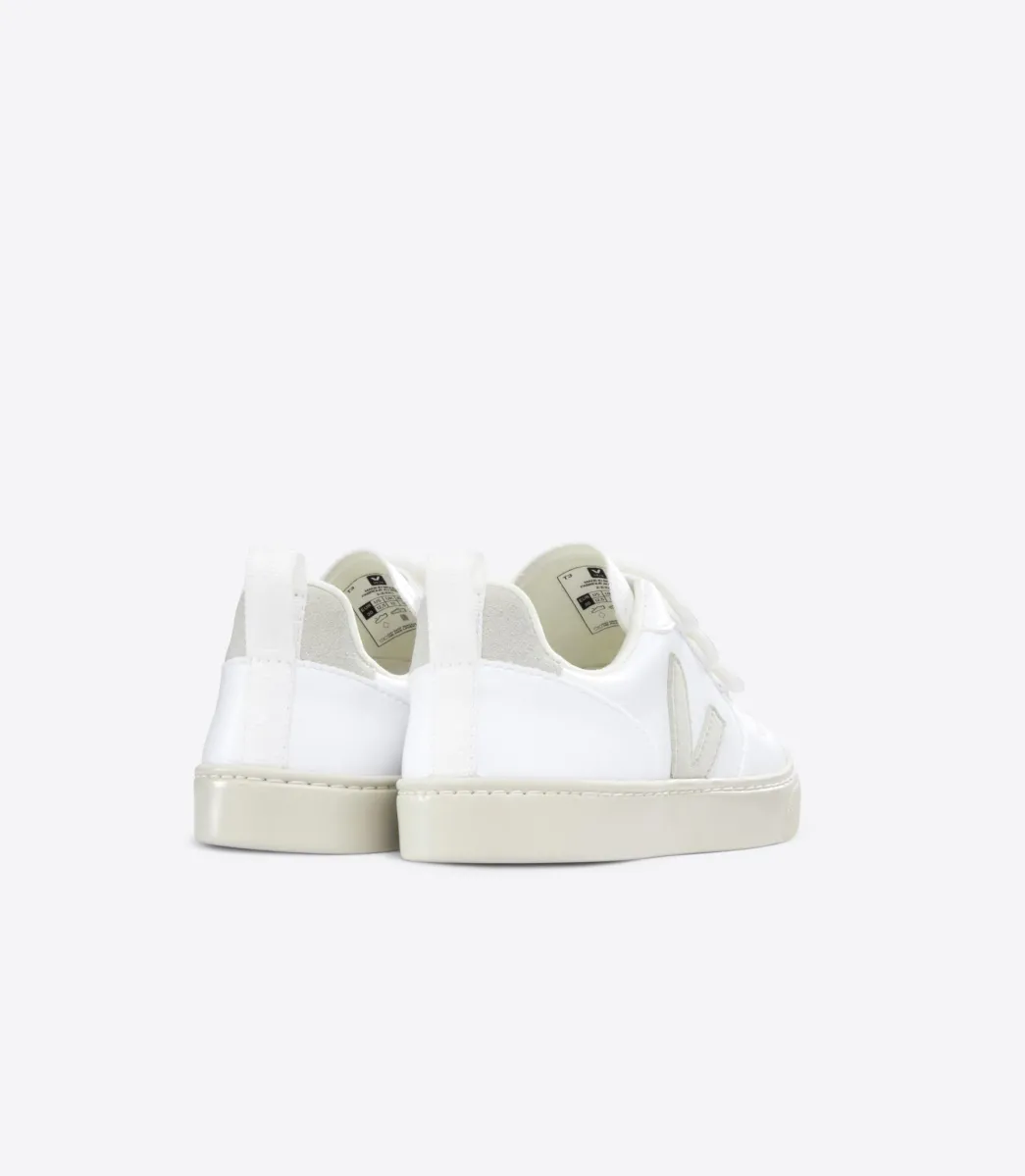 Kids VEJA V-10 CWL WHITE NATURAL