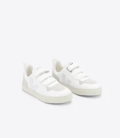 Kids VEJA V-10 CWL WHITE NATURAL