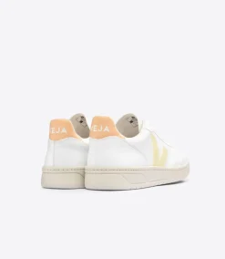 Women VEJA V-10 CWL WHITE SUN PEACH