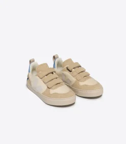 Kids VEJA V-10 FLEECE X BIGSTUFFED PURE WHITE