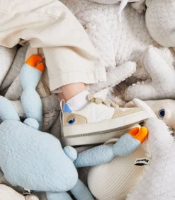 Kids VEJA V-10 FLEECE X BIGSTUFFED PURE WHITE