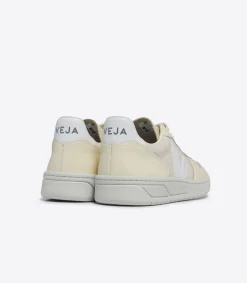 Women VEJA V-10 J-MESH JUTE WHITE