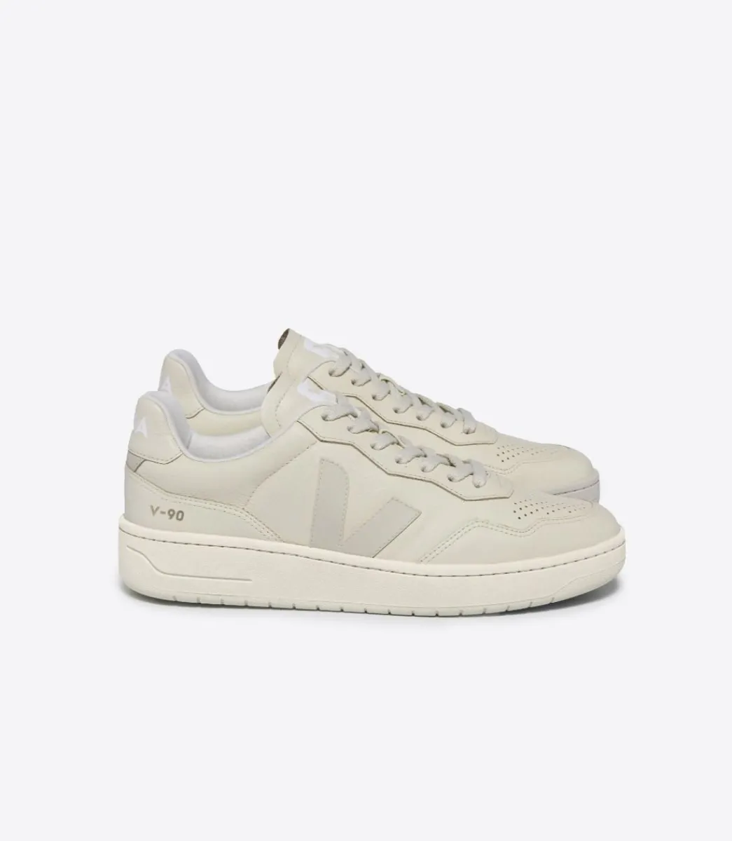Women VEJA V-90 LEATHER CASHEW PIERRE