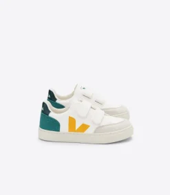 Kids VEJA V-12 LEATHER MULTICO BRITTANY