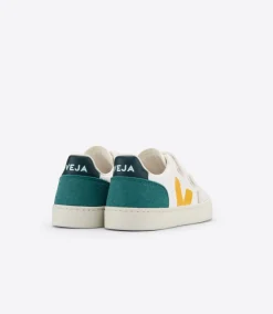 Kids VEJA V-12 LEATHER MULTICO BRITTANY