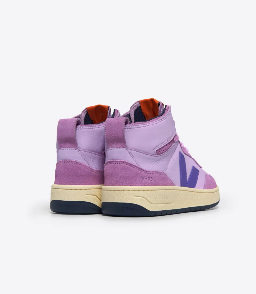 Women VEJA V-95 LEATHER ORCHID PURPLE