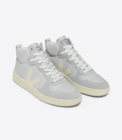 Women VEJA V-15 LEATHER PEARL CASHEW