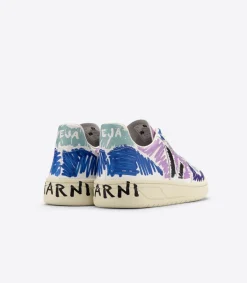 VEJA V-10 LEATHER X MARNI ORCHID BLACK